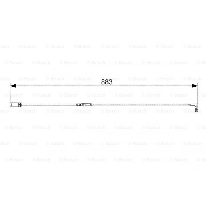 FREN BALATA KABLOSU ARKA 04 5S-6S E60-E61-E63-E64