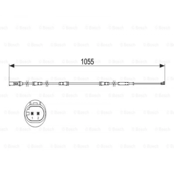 FREN BALATA KABLOSU ARKA 09 5-SERI (F07)