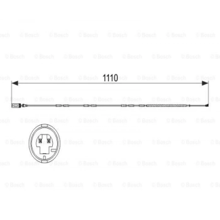 FREN BALATA KABLOSU ARKA 10 1.S-E81-E87-3S-E90-E91-E92-E93