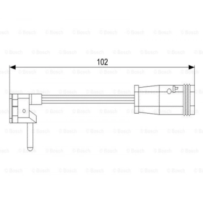 FREN BALATA KABLOSU ON SOL 03 E-SERI (W211-S211)