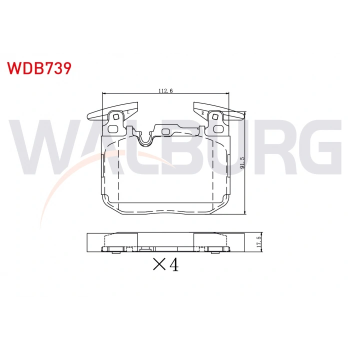 FREN BALATA ON BMW 3 SERISI (F30) 316 i - 316 D - 318 i - 320 D - 320 i 11- / 1 SERISI (F20,F21) 114 i - 116 i - 116 D - 118 i - 118 D 10-/ i8 (I12) HYBRID 14-20/ 4 SERISI (F32) 418 i - 420 i 2013-