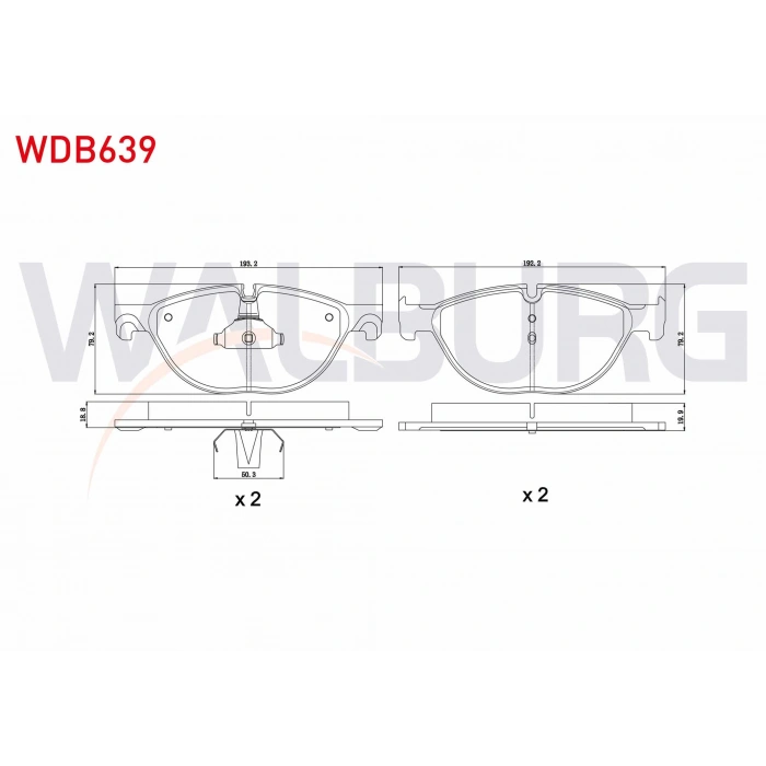 FREN BALATA ON BMW 5 SERISI (F10) 535 D 2010- / (F10) 530 D 2010- / (F10) 535 i 2010-/ 7 SERISI 730 i 2009-/ 740 i 2009-/ 6 SERISI (F13) 640 i 2010-/ 6 SERISI (F12) 640 i 2011-