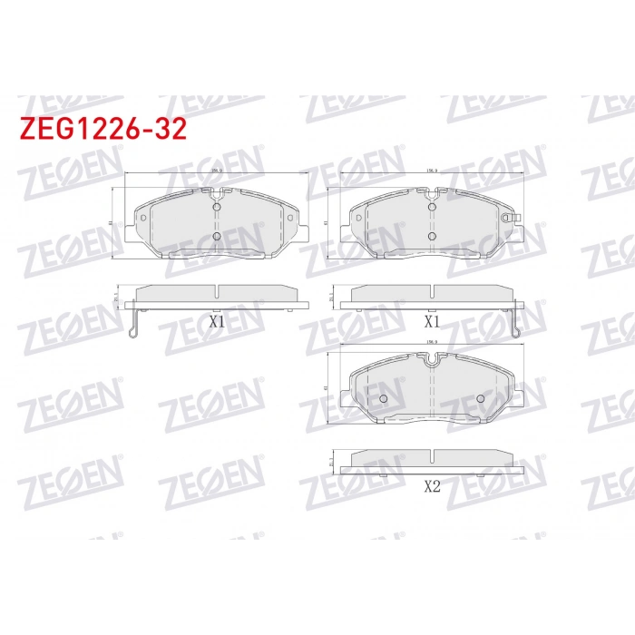 FREN BALATA ON HYUNDAI H350 2.5 CRDI 2015-