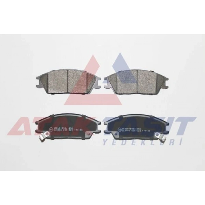 FREN BALATA ON IKAZLI ACCENT I 1.3i 1994-20000/1.5i 1994-2000/EXCEL 1.3i 1990-1995/ 1.5i 1990-1995/GETZ 1.3i 2002-2008/ 1.5 CRDI 2002-2008/ ACCENT II 1.5i 2000-2005/1.6i 2000-2005/ADMIRE 1.6 2003-2006