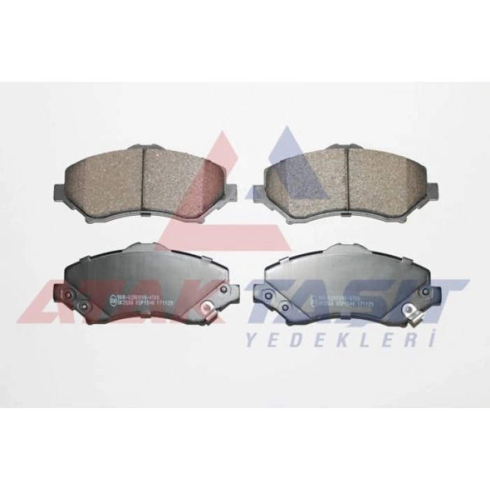 FREN BALATA ON IKAZLI FIAT FREEMONT (JF) 2.0 MJT 170 HP 2011-/ JEEP WRANGLER III (JK) 3.8i V6 2007- / CHRYSLER G.VOYAGER 3.3i 2008-/ DODGE NITRO 2.8 CRD 4X4 2007-