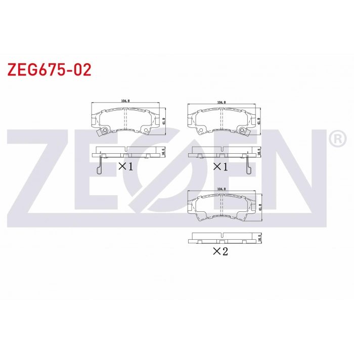 FREN BALATA ON IKAZLI HYUNDAI ATOS (MX) 1.0i 12v 1998-2005