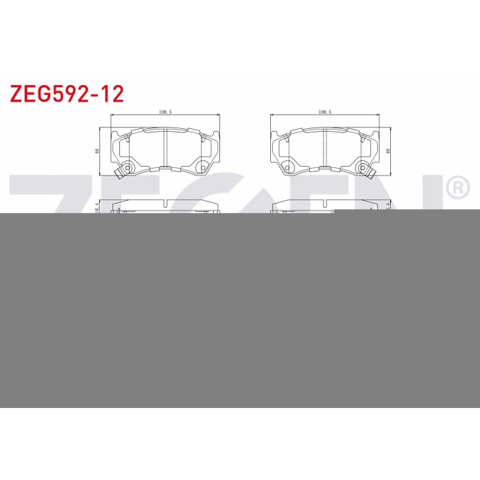 FREN BALATA ON IKAZLI NISSAN ALMERA I (N15) 1.6i 1995-2000