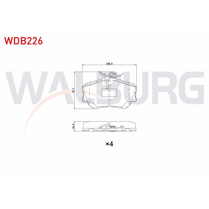 FREN BALATA ON MERCEDES C SERISI (W202) 1993-2000