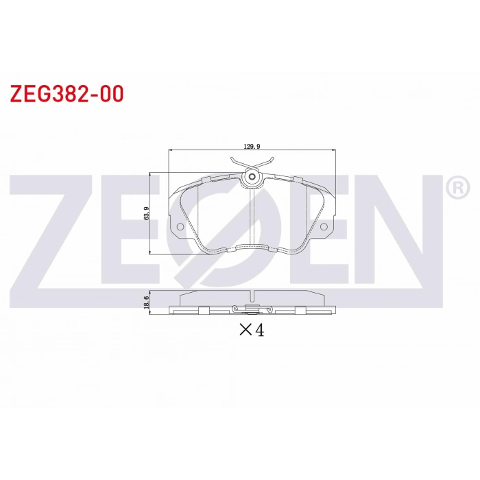 FREN BALATA ON OPEL OMEGA B 2.0 DTI 1994-2003 / OMEGA B 2.2 DTI 1994-2003