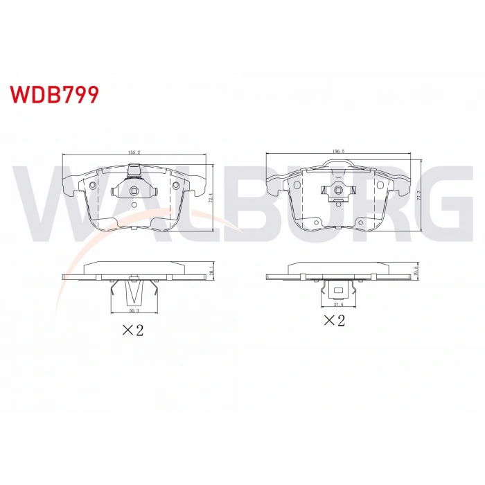 FREN BALATA ON OPEL VECTRA C 1.6 16v 2002-2008 / VECTRA C 1.8 16v 2002-2008 / VECTRA C 2.0 DTI 2002-2008