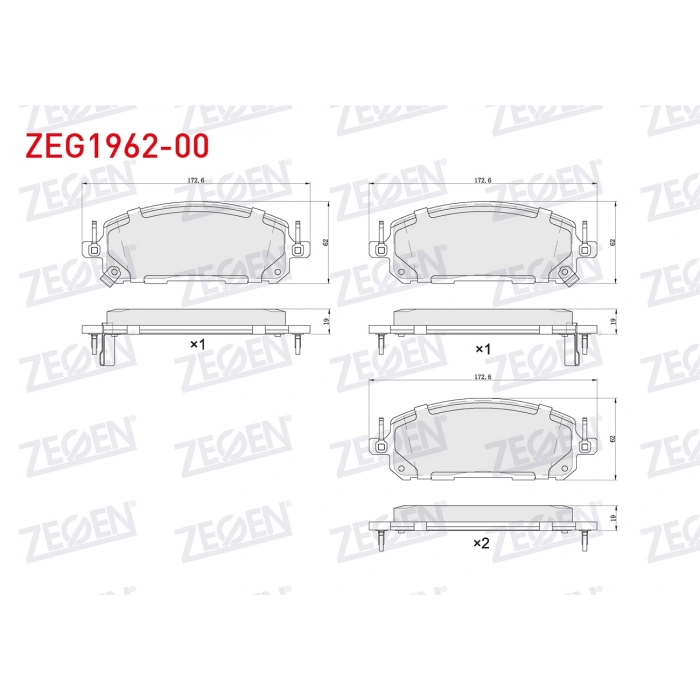 FREN BALATA ON RENAULT AUSTRAL E-TECH 2022- / NISSAN QASHQAI III, X-TRAIL IV 1.5 VC-T 2022-
