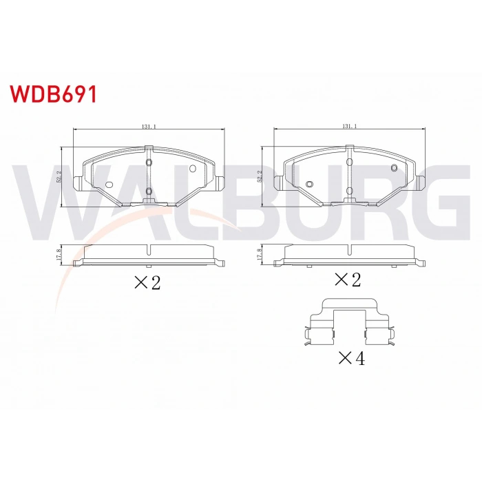 FREN BALATA ON SKODA FABIA II 1.2 2006-2015 / 1.2 TSI 2006-2015 / 1.4 2006-2015 / 1.6 2006-2015