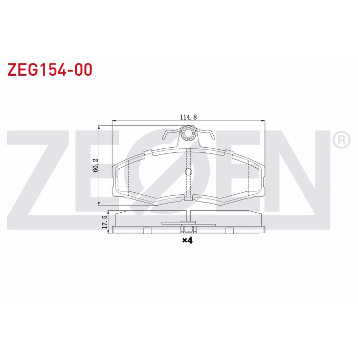 FREN BALATA ON SKODA FAVORIT 136 1.3 1989-1994 / FORMAN 1.3 1990-1994 / FAVORIT PICK UP 1.3 1992-1997/ FORD SIERRA (GBC) 1.6 1982-1987