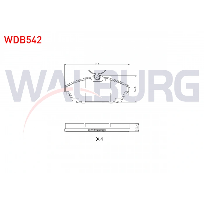 FREN BALATA ON TATA XENON 2.2 16v TD 4X4 17.00mm 2011-