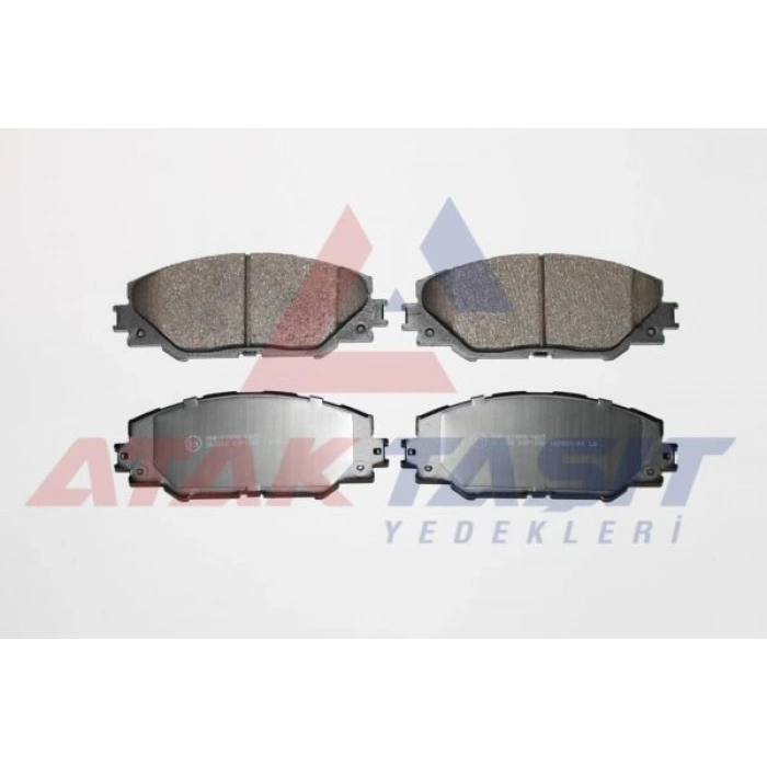 FREN BALATA ON TOYOTA RAV4 III (ACA3_, ACE_, ALA3_, GSA3_, ZSA3_) 2.0 VVT-I 2005-2012 / RAV4 III 2.2 D 2005-2012 / RAV4 III 2.2 D-4D 2005-2012