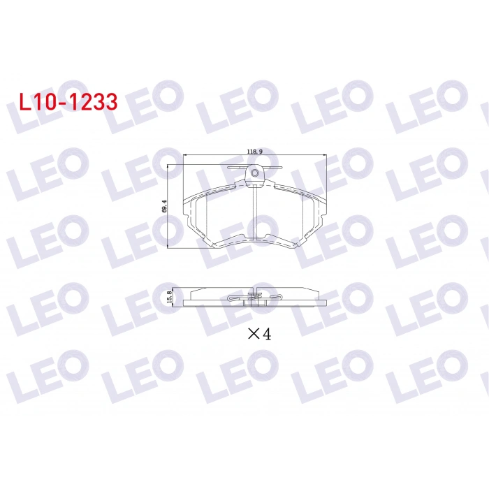 FREN BALATA ON VW GOLF IV 1.8 1997-2005/ GOLF III 1.6i 1991-1999/ GOLF III 1.4i 1991-1999/ PASSAT 1.9 TDI 1988-1997/ POLO 1.4 1995-2001/ CORDOBA 1.4 TDI 1999-2002/ IBIZA II (6K1) 1.9 TDI 1993-2002