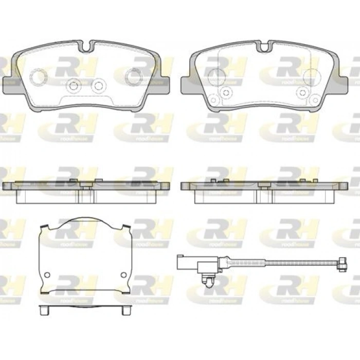 FREN BALATASI ÖN BMW G20-520 X3 X6-X7 BMW 7 G11, G12