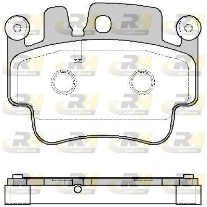 FREN BALATASI ARKA CAYENNE 958 3.6 S 4.8 4.8T 3.0 S 3.0D 06 10 14 1 KP PR NUMARASI IÇIN