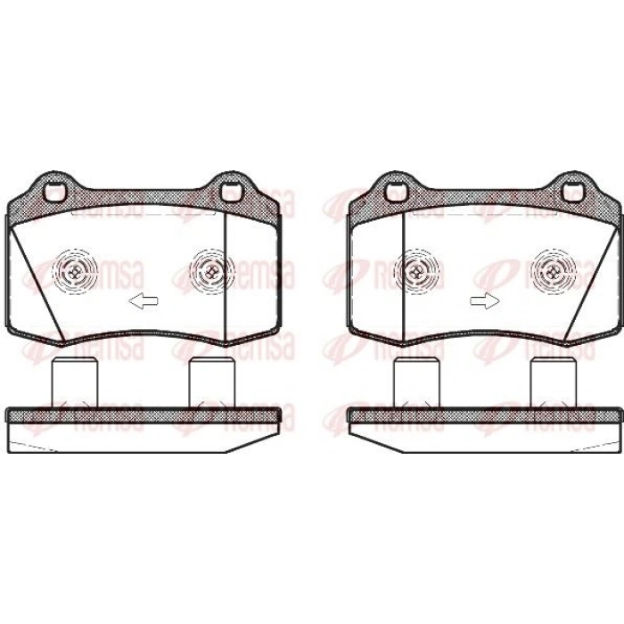 FREN BALATASI 200 300 SERİES COUPE C124 03 8 XX