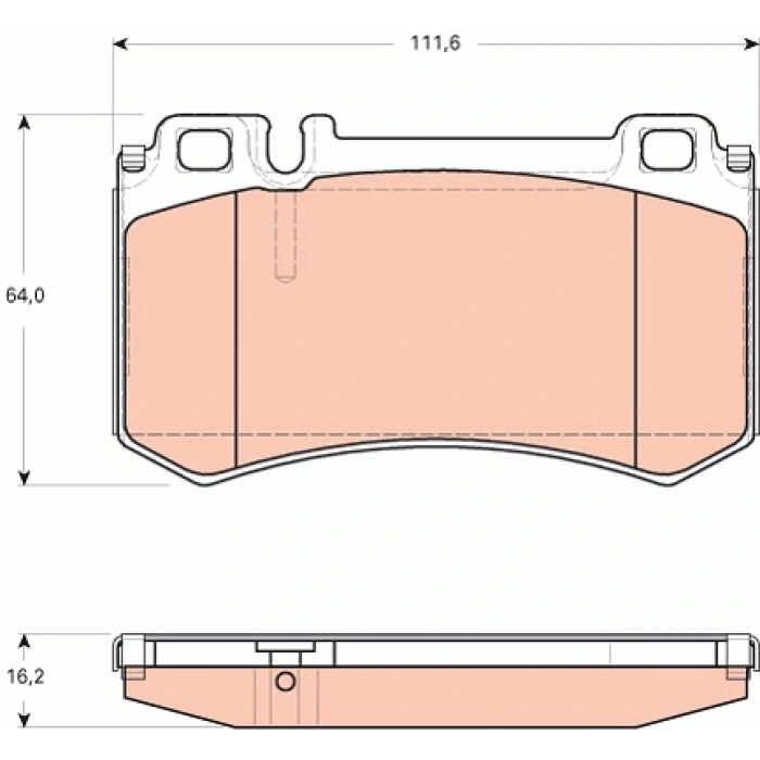 FREN BALATASI ARKA AMG W219-215-220 BM 2001-2012