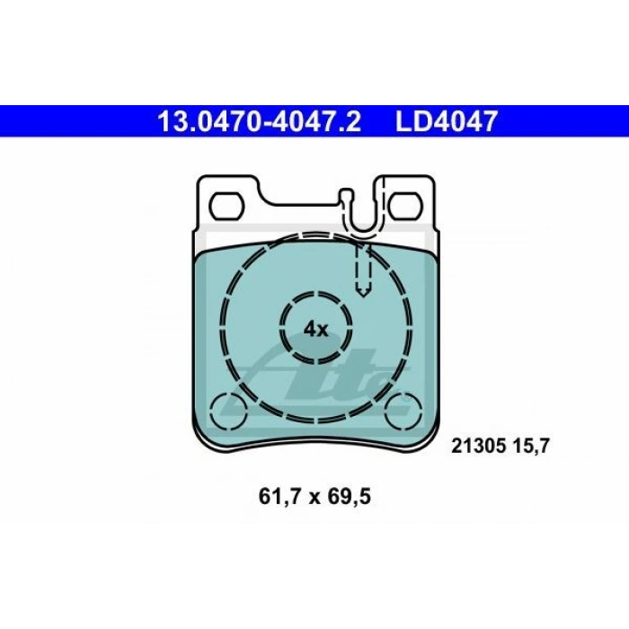 FREN BALATASI ARKA C140 CL SERİSİ CL600 C203 C SERİSİ C160 C180 C200 C230 C208 CLK SERİSİ CLK200 CLK230 C209 CLK SERİSİ CLK200 CLK220 CL203 CLC SERİSİ CLC160 CLC180 CLC200 CLC220 E SERİSİ W210 E200 E220 E240 R170 97>04 SLK200 SLK230 SLK320 R171 SLK200 SLK2