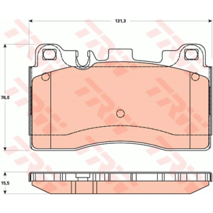 FREN BALATASI ARKA CLS 218-212- SLS 197 AMG 2011-2018