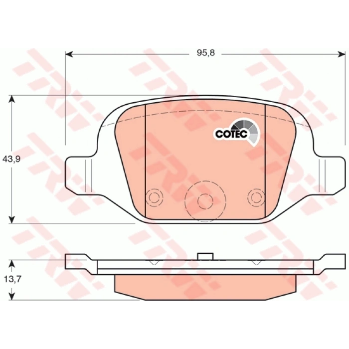 FREN BALATASI ARKA DISK FIAT 500/PANDA/PUNTO BM 07-