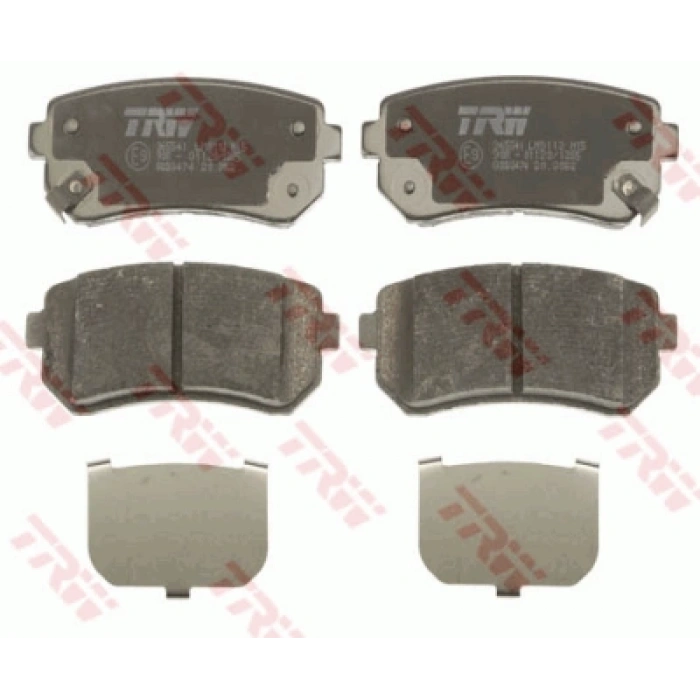 FREN BALATASI ARKA DISK : GDB3474 : 583021YA50 - 583022YA50 - 583021HA00 - 58302D7A00 ACCENT ERA/I20/I30/IX35/TUCSON/SPORTAGE BENZIN-DIZEL 2006-