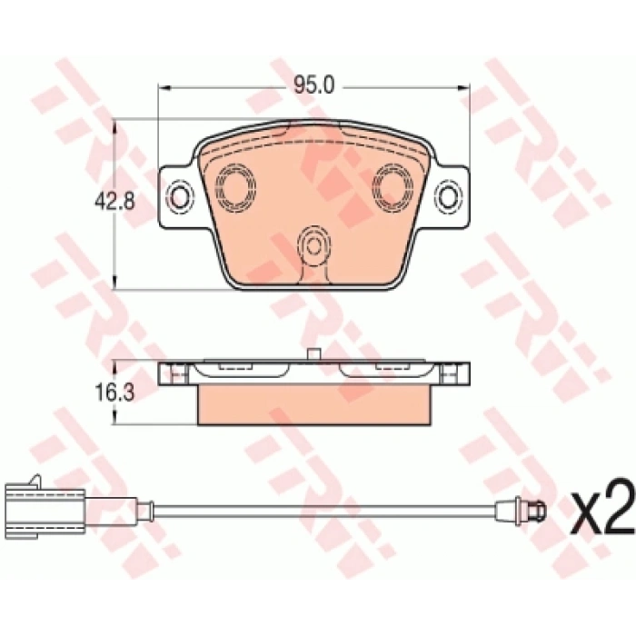 FREN BALATASI ARKA DISK LINEA-STILO BM 07-14