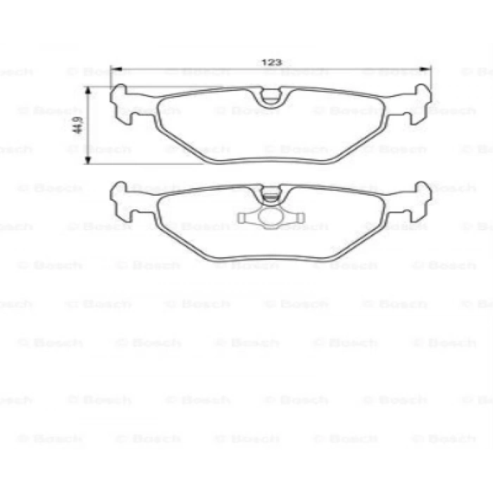 FREN BALATASI ARKA E36-E46 1999 - 2005