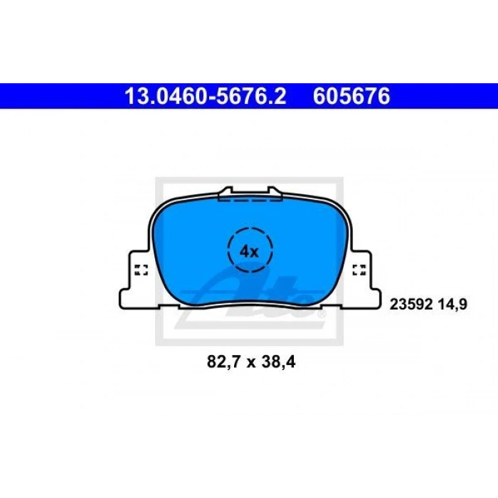 FREN BALATASI ARKA EGEA 1.3 1.4 1.6 1.6D