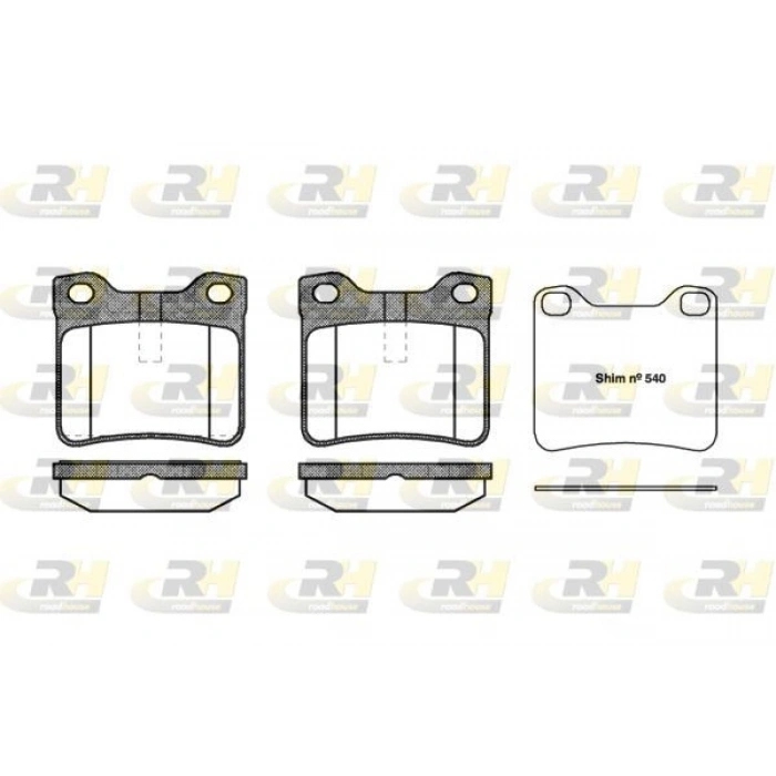 FREN BALATASI ARKA FİŞLİ 605 89> V CLASS 96> VITO 96>