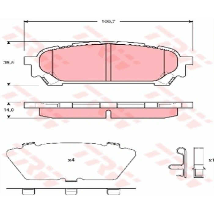 FREN BALATASI ARKA . FORESTER (SG) : IMPREZA (GD) 2.0 05-07 2.0 T:2.5 T 03-07