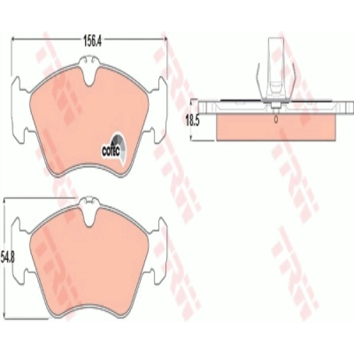 FREN BALATASI ARKA FVR1876 LT-SPRINTER BM 96-06