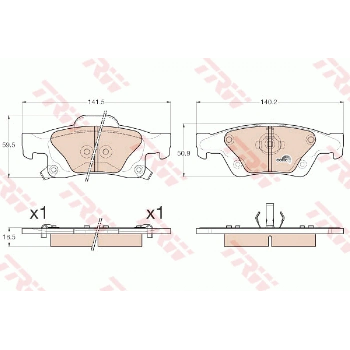 FREN BALATASI ARKA GRAND CHEROKEE IV/CHRYSLER 3,6-5,7 09-