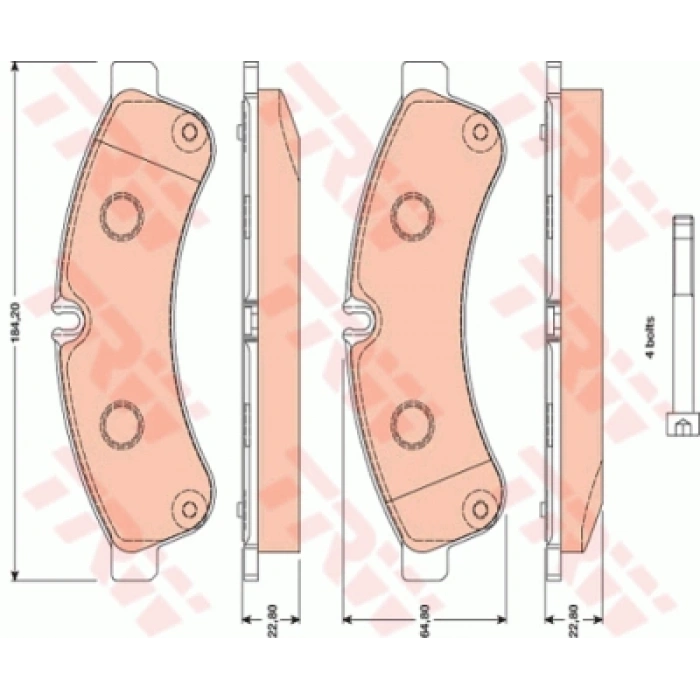 FREN BALATASI ARKA IVECO: DALY IV- OTOKAR MAGIRUS YM BM 06-