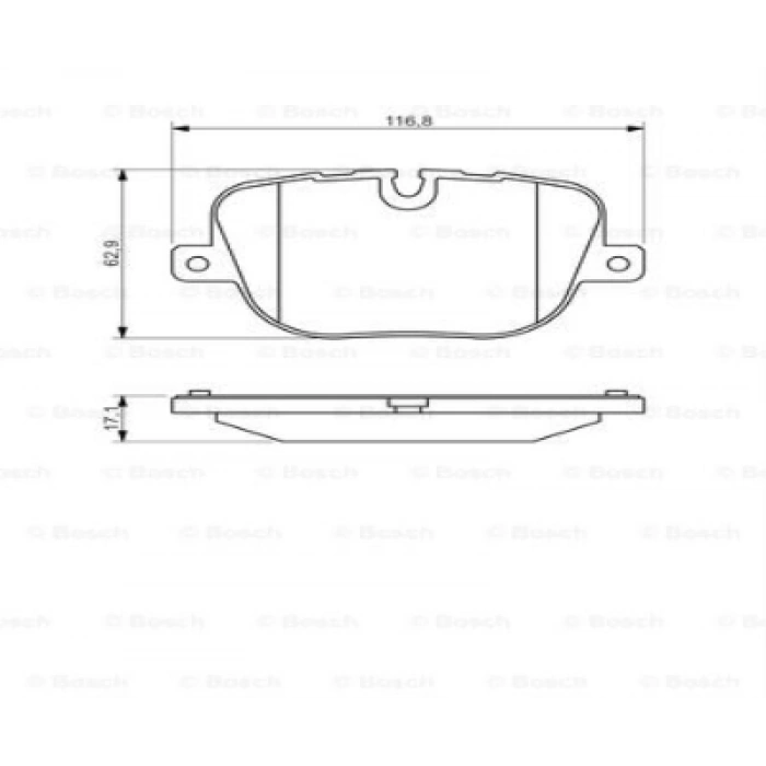 FREN BALATASI ARKA LAND ROVER RANGE ROVER SPORT - III 4.4 D-5.0 09-13