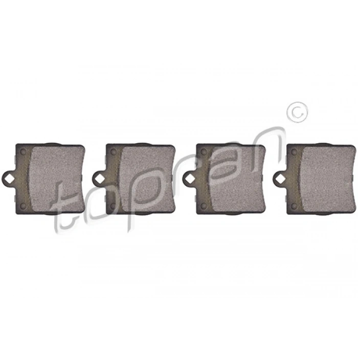 FREN BALATASI ARKA MERCEDES-BENZ C-SERISI (W203) C 180 00-07 C 200 CDI 00-07 CLK (C209) 200 Kompressor 02-09 SLK (R171) 280 05-11