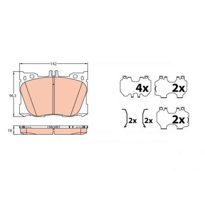 FREN BALATASI ARKA MERCEDES C CLASS 07
