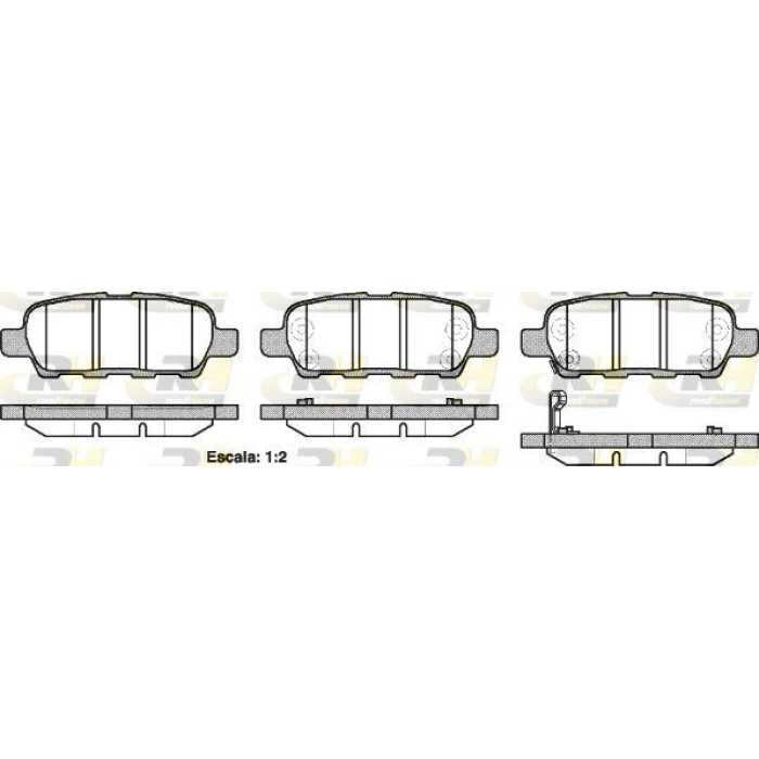 FREN BALATASI ARKA NISSAN QHASQAI J10 X-TRAİL