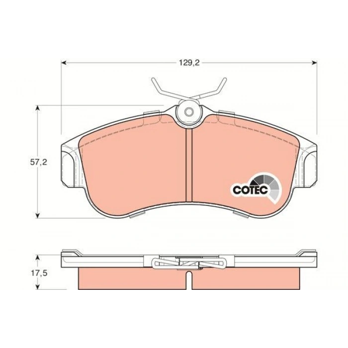FREN BALATASI ARKA PATROL GR II 2.8 TD 9700 -3.0 DTI 00 ALMERA 1.4 1.6 2.0D 9500
