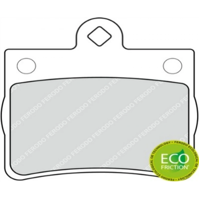 FREN BALATASI ARKA TEK PIM W202 BM 97-00