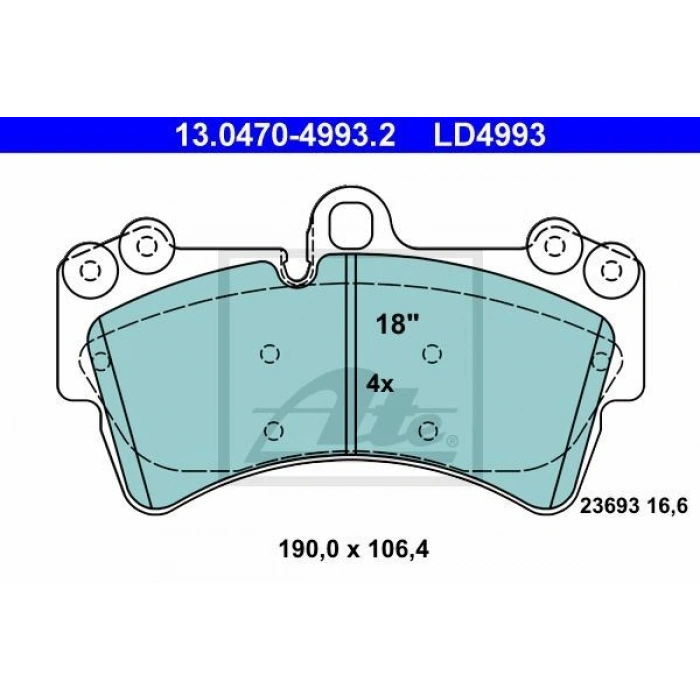 FREN BALATASI CAYENNE 955 09 02-09 07 R