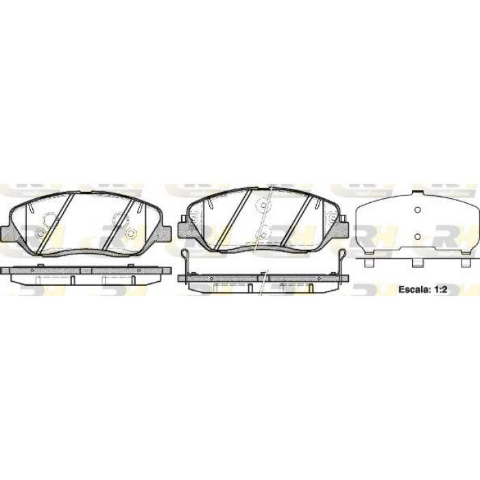 FREN BALATASI H1 STAREX KMF 10 97-01 08