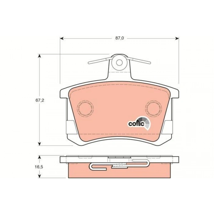 FREN BALATASI ÖN 194 MM Q7 15