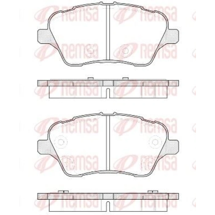FREN BALATASI ÖN ARKA LT28-35 9606 LT28-46