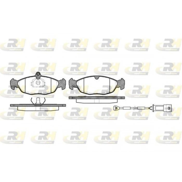 FREN BALATASI ÖN ASTRA F 91> VECTRA A 88> CORSA A 82> CORSA B 93> COMBO 93>01 TIGRA A 94> LANOS 97> NEXIA 96> XJ6 75>