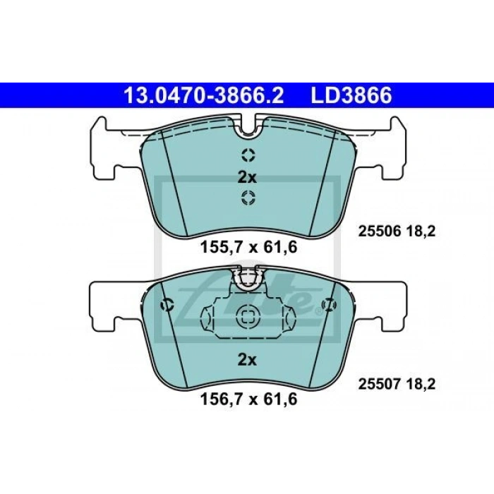 FREN BALATASI ÖN BMW 1 F20 F21 BMW 2 F22 F23