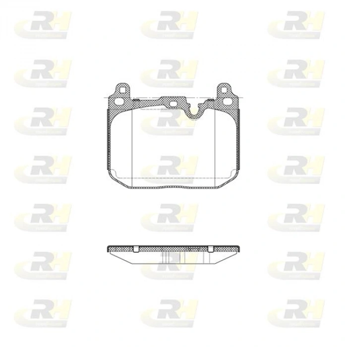 FREN BALATASI FRV BE 08 04-09 06 F HOND