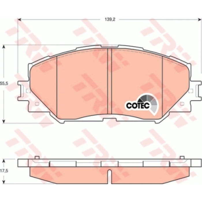 FREN BALATASI ÖN . COROLLA (E15) 1.33:1.6 07-12